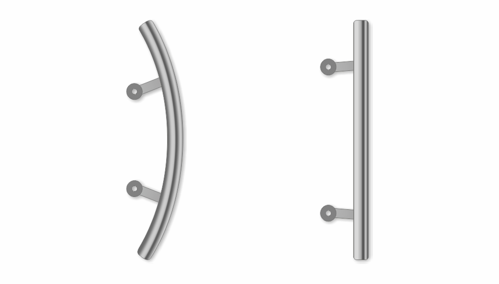 Aluminium Entrance Doors handles