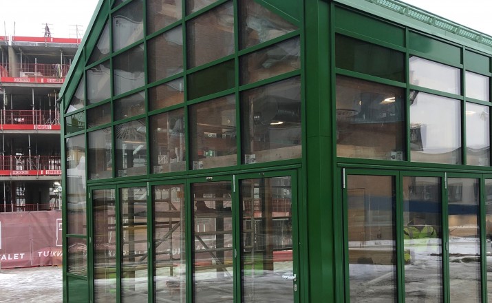 Strømmen Group aluminium curtain wall_aluminiumsfasade