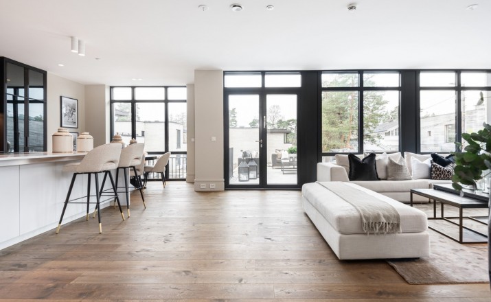 Strømmen AS Schüco aluminium, vinduer, dører og foldedører, Schüco aluminium windows, doors and bi-folding doors