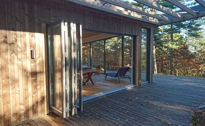 Aluminium Clad Bi-Folding Door