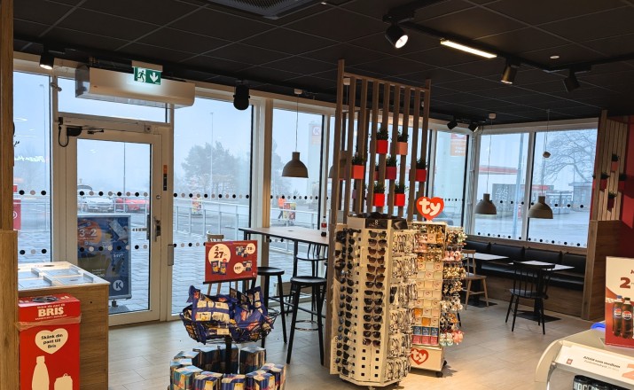 Inovatyvi Circle K tinklo degalinė Švedijoje