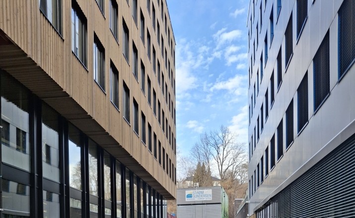Aluminum Glass Facades for 'OCCI Lamell 4' Project in Oslo