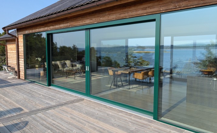 Strømmen Sky Frame sliding door, skjutdörr