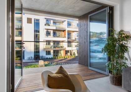 Schüco Aluminum bi-fold doors